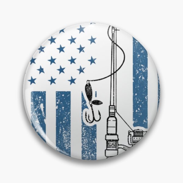 Item preview, Fishing Rod American Flag, Fisher Man, Fishing, Patriotic Fisher Man, USA Flag Fishing Rod designed and sold by DesignDenDo ⭐⭐⭐⭐⭐.