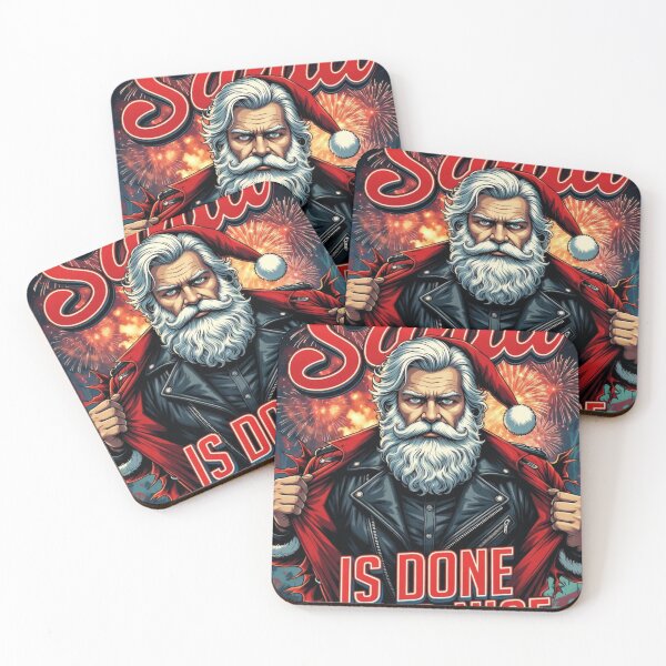 Item preview, Santa Is Done Being Nice designed and sold by VikrantCreative.