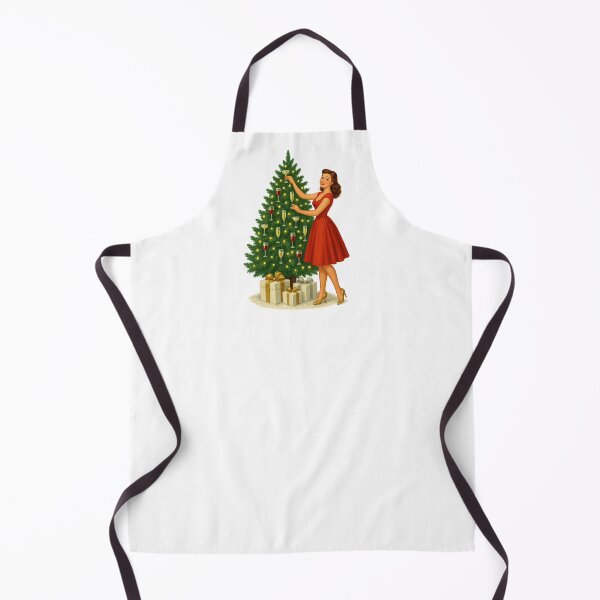 Item preview, Glass wine ornaments christmas tree pin-up girl designed and sold by OuterFuselage.