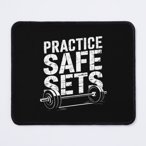Item preview, Practice Safe Sets - Weight Lifting designed and sold by MythWoot.