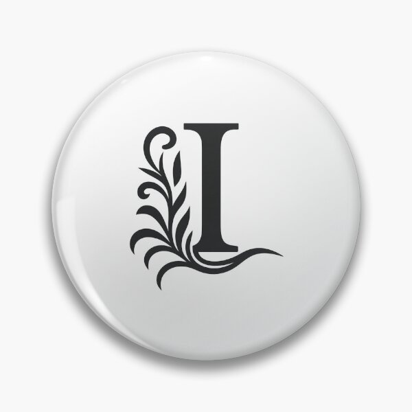 Item preview, Elegant Ornate Letter I – Botanical Monogram Design designed and sold by luckyyouth.