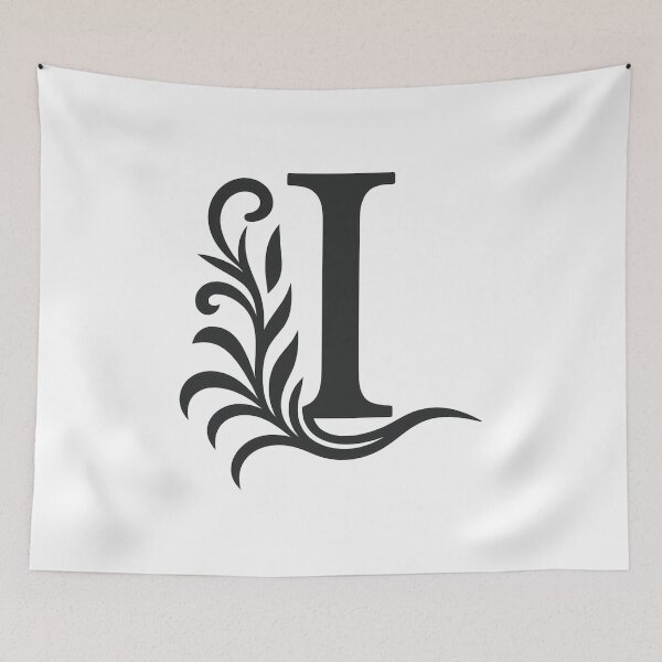 Item preview, Elegant Ornate Letter I – Botanical Monogram Design designed and sold by luckyyouth.