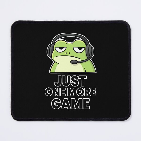 Item preview, Just One More Game Frog Gamer Funny Gaming T-Shirt designed and sold by Kewessthetic.