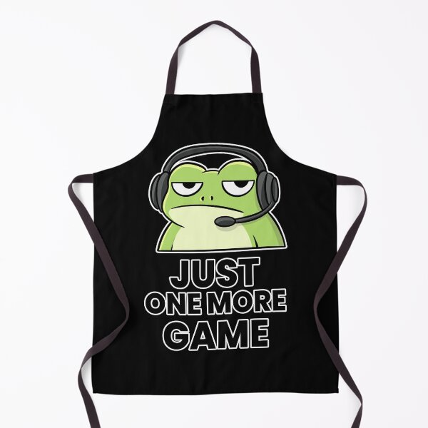 Item preview, Just One More Game Frog Gamer Funny Gaming T-Shirt designed and sold by Kewessthetic.