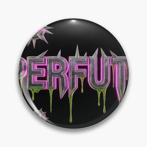 Item preview, Hyperfuture Y2K Acid Chrome 3D Typography with Spikes designed and sold by Vertex Vision Studio.