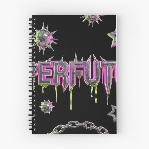 Item preview, Hyperfuture Y2K Acid Chrome 3D Typography with Spikes designed and sold by Vertex Vision Studio.