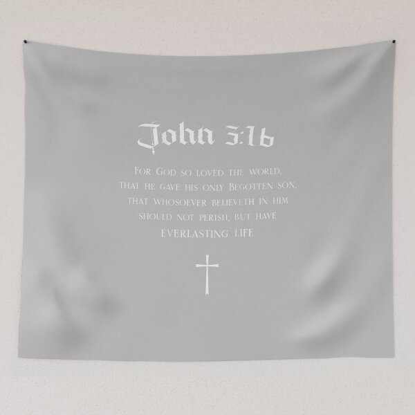 Item preview, John 316 Christian Bible Verse jesus Religious  designed and sold by mjohnson9.