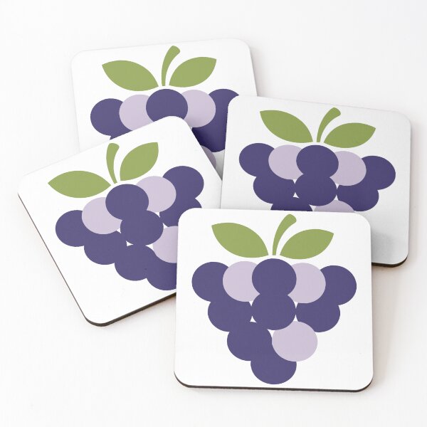 Item preview, Minimalist Grape Illustration – Modern Fruit Vector Art designed and sold by Royalsticker.