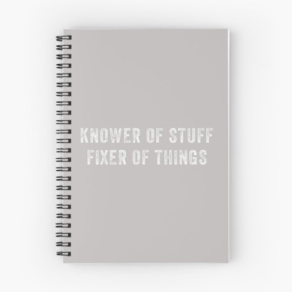 Item preview, Knower of Stuff Fixer of Things Men Dad Funny Mechanic designed and sold by mjohnson9.