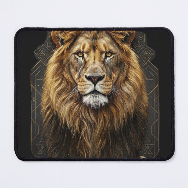 Item preview, African Lion Tribal Art Ancestral Spirit & Savanna Power designed and sold by SavannaStrikes.