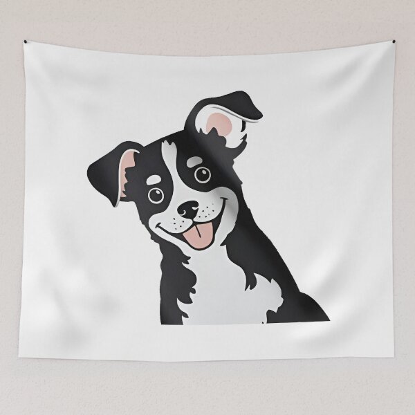 Item preview, Black And White Dog cute drawing designed and sold by Uglyandcute.