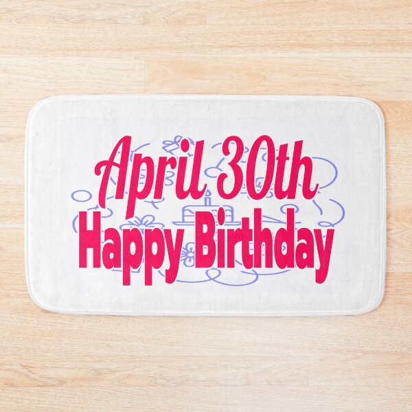 Item preview, Birthday April 30th designed and sold by Sujinthaiart.