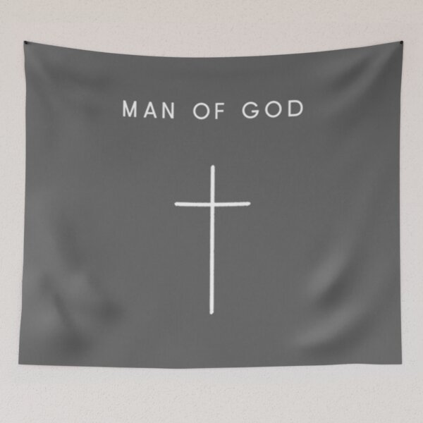 Item preview, Man Of God Cross faith Minimalist Christian Religious Jesus  designed and sold by KristineLi.