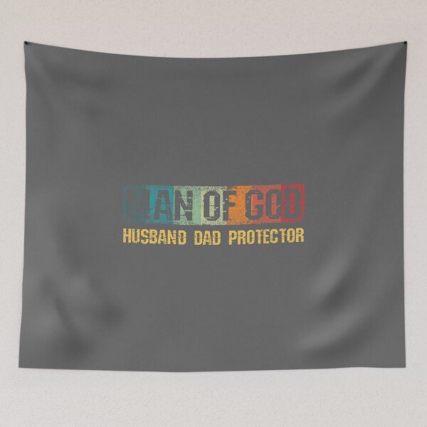Item preview, Man of God Husband Dad Protector Christian Faith Fathers Day designed and sold by KristineLi.