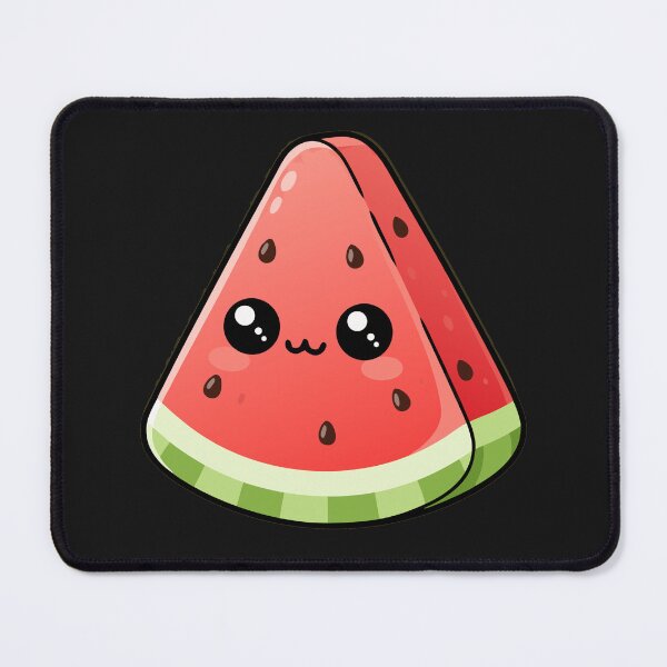 Item preview, Cute Kawaii Watermelon Slice – Adorable Smiling Fruit Illustration designed and sold by Royalsticker.