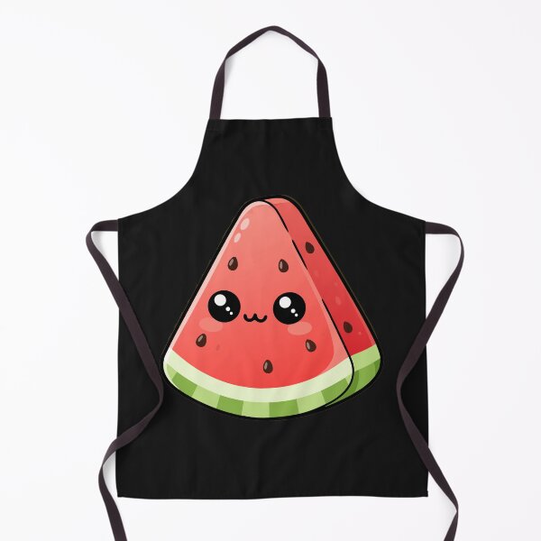 Item preview, Cute Kawaii Watermelon Slice – Adorable Smiling Fruit Illustration designed and sold by Royalsticker.