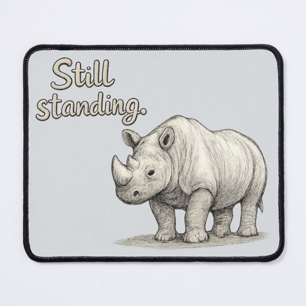 Item preview, Still Standing Rhino designed and sold by ChirpInc.