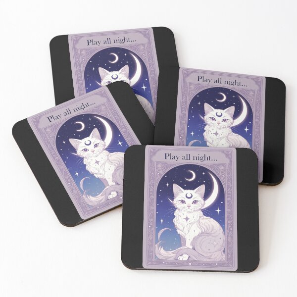 Item preview, Play All Night Cosmic Cat designed and sold by GrumpySableye.