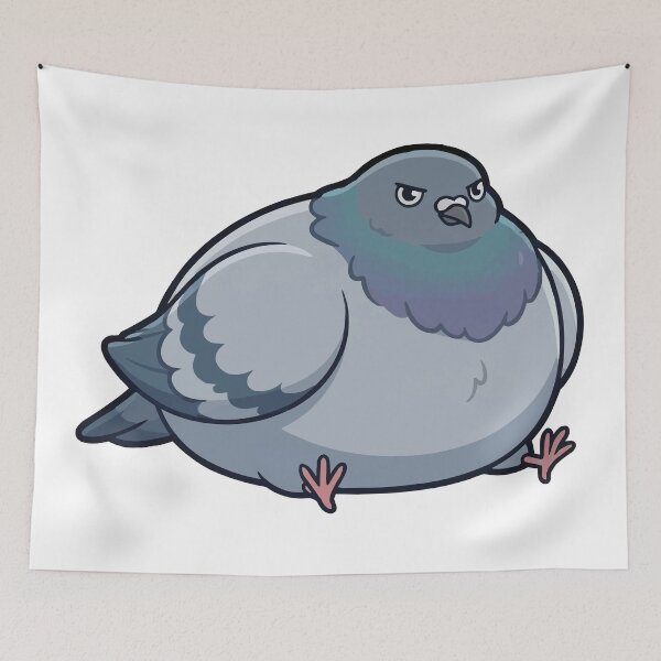 Item preview, Absolute Unit Fat Pigeon - Round Borb Meme designed and sold by Petzzz.