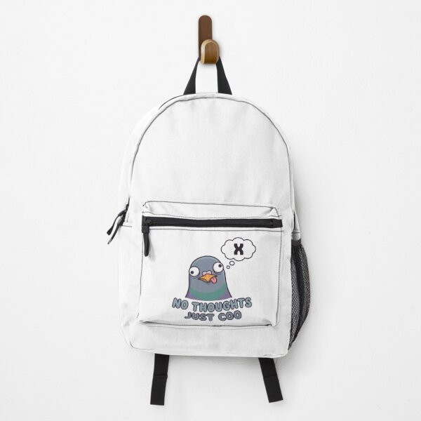 Item preview, No Thoughts Just Coo - Derpy Pigeon Face Meme designed and sold by Petzzz.
