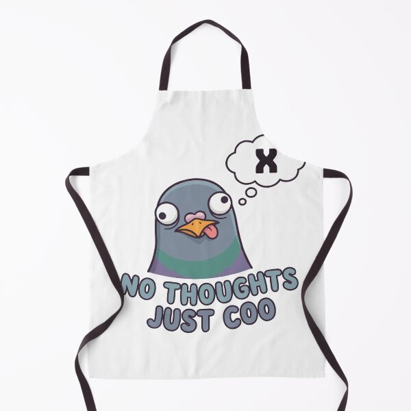 Item preview, No Thoughts Just Coo - Derpy Pigeon Face Meme designed and sold by Petzzz.