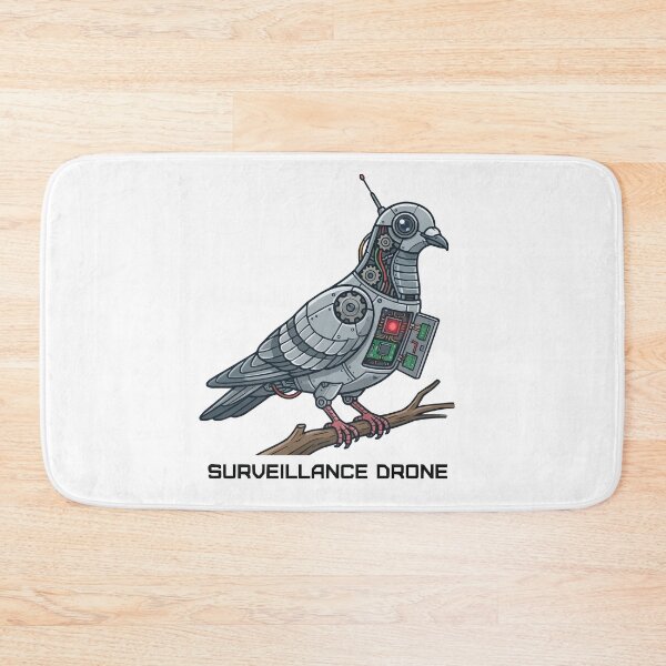Item preview, Birds Aren't Real - Robot Pigeon Surveillance Drone Meme designed and sold by Petzzz.
