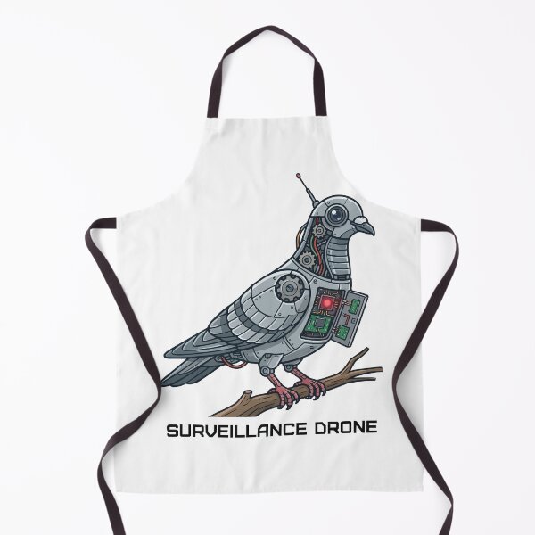 Item preview, Birds Aren't Real - Robot Pigeon Surveillance Drone Meme designed and sold by Petzzz.
