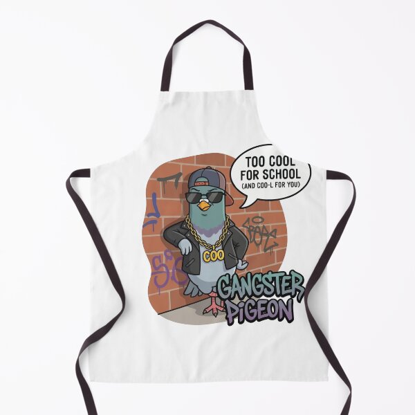 Item preview, Too Cool for School - Funny Gangster Pigeon Pun designed and sold by Petzzz.