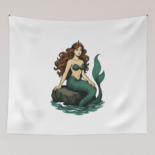 Item preview, Enchanted Sea Princess – Transparent Mermaid Design designed and sold by luckyyouth.