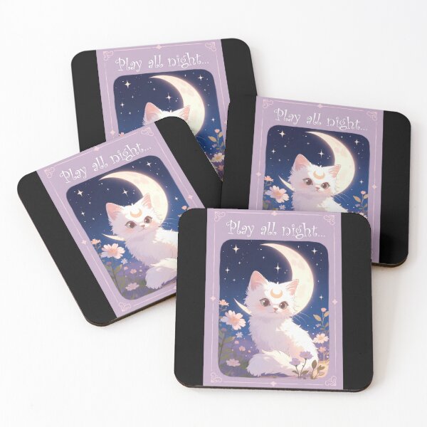 Item preview, Play All Night Aesthetic Gamer-Gamer Girl Cat designed and sold by GrumpySableye.