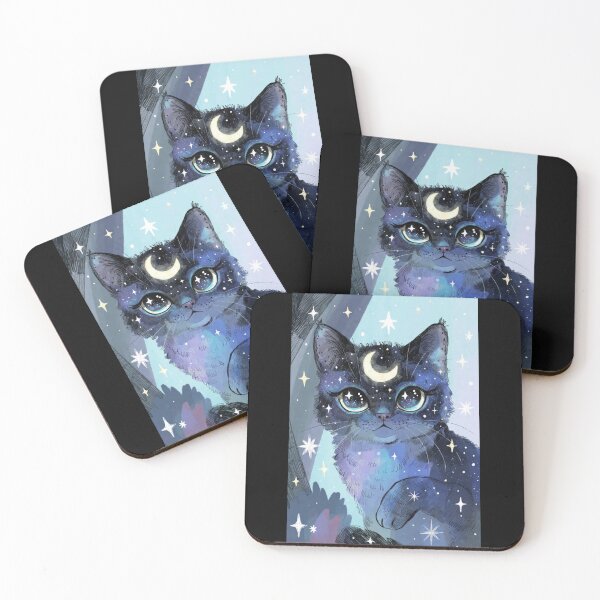 Item preview, Starlight Familiar – Dreamy Magical Cat designed and sold by GrumpySableye.