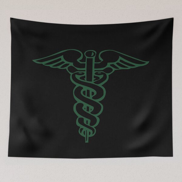 Item preview, Greek healing staff, symbol of twin snakes designed and sold by Ach&Koor.