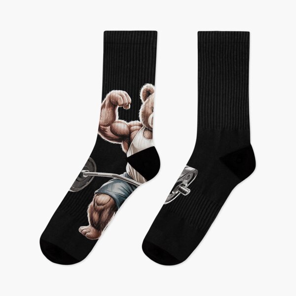 Item preview,  Teddy Bear Lifting Weights Gym Workout Animal  designed and sold by CombatTask.