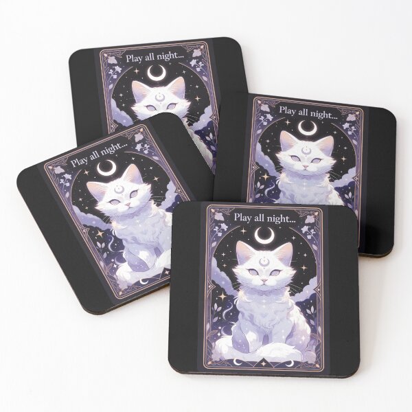 Item preview, Play All Night Pastel Cat designed and sold by GrumpySableye.