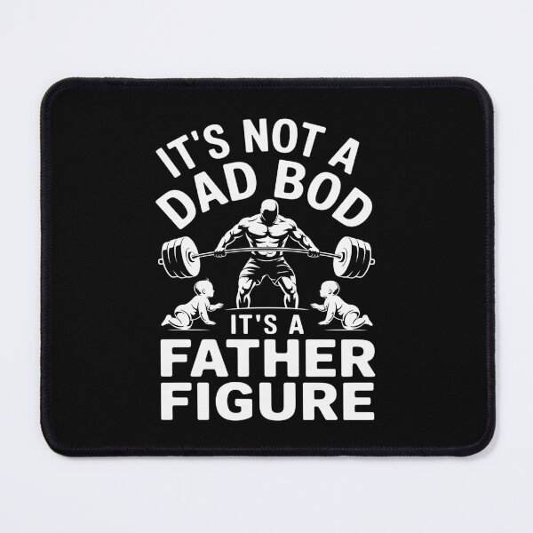Item preview, Weightlifting Dad Bod Baby and Dumbbell bodybuilder designed and sold by MythWoot.