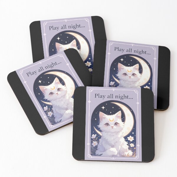 Item preview, Play All Night Mystic Cat designed and sold by GrumpySableye.