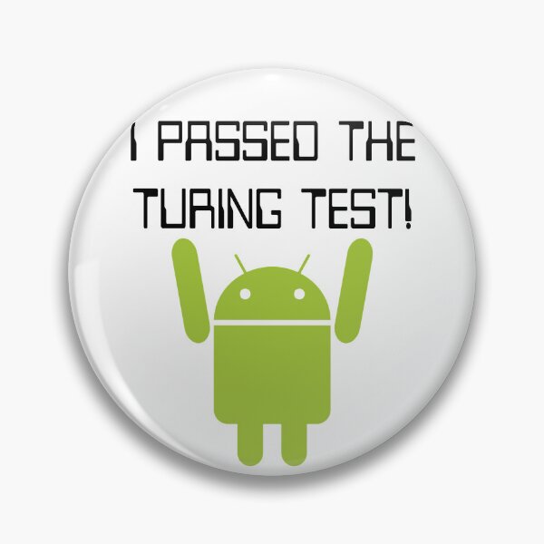 Item preview, Funny Nerdy I Passed The Turing Test Computer Science Teacher Black Text designed and sold by MathWare MathClips.