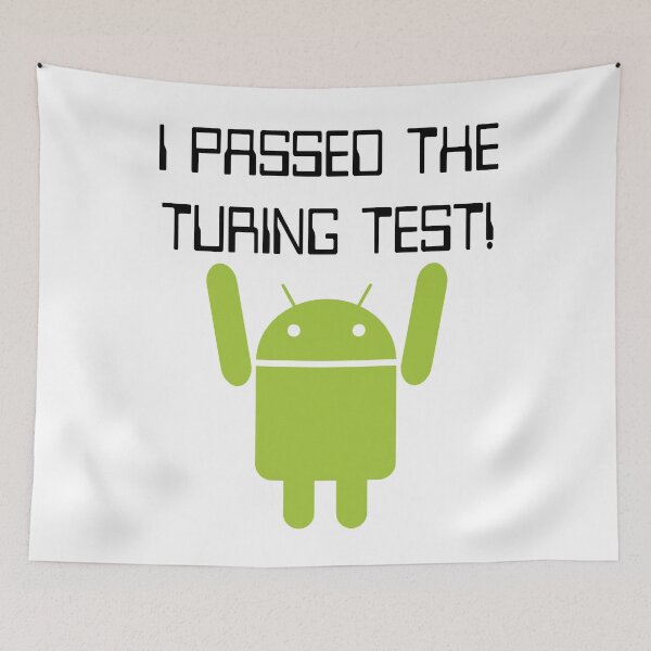 Item preview, Funny Nerdy I Passed The Turing Test Computer Science Teacher Black Text designed and sold by MathWare MathClips.