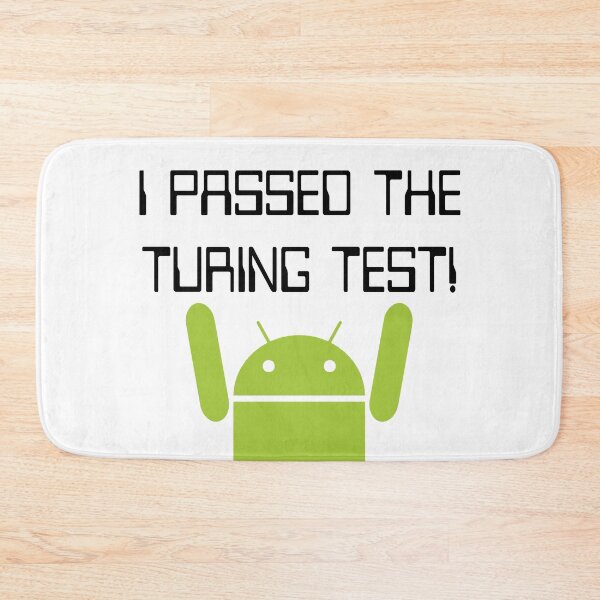 Item preview, Funny Nerdy I Passed The Turing Test Computer Science Teacher Black Text designed and sold by MathWare MathClips.