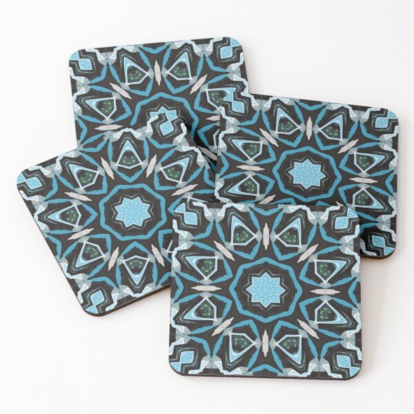 Item preview, Crystal Maze by Jenny Meehan Abstract Print 3 designed and sold by Jenny Meehan Art Prints and Patterns  .