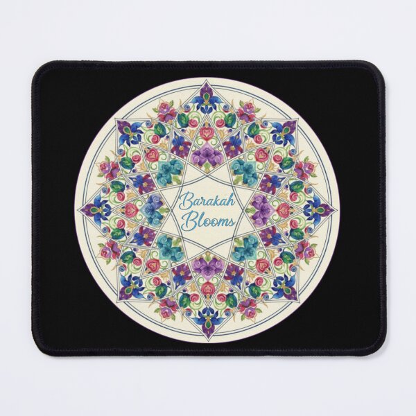 Item preview, Barakah Blooms – Watercolor Floral Islamic Mandala Circle Art designed and sold by D-Islamic.