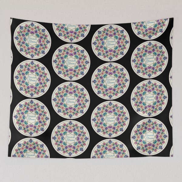 Item preview, Barakah Blooms – Watercolor Floral Islamic Mandala Circle Art designed and sold by D-Islamic.