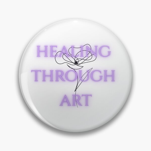 Artikelvorschau, healing through art with flower entworfen und verkauft von Methyse.