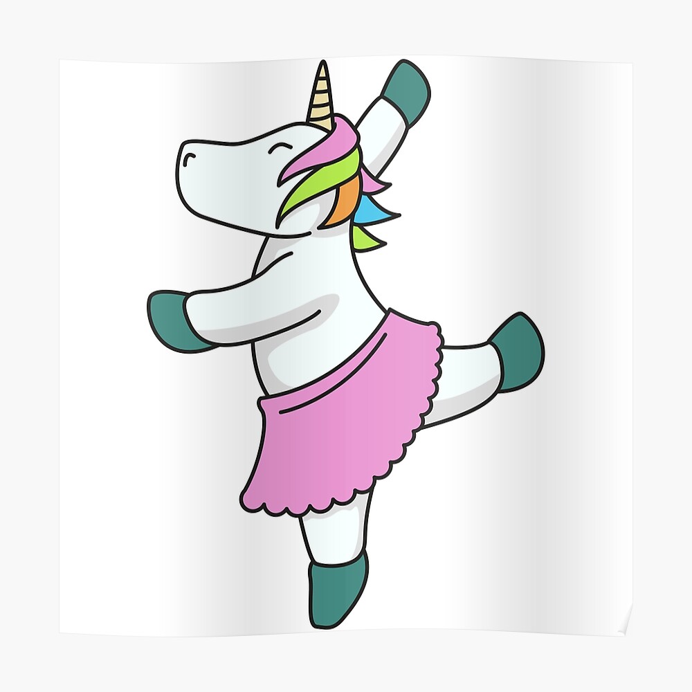 “Unicorn ballet dance gift” Poster by Franja2 | Redbubble