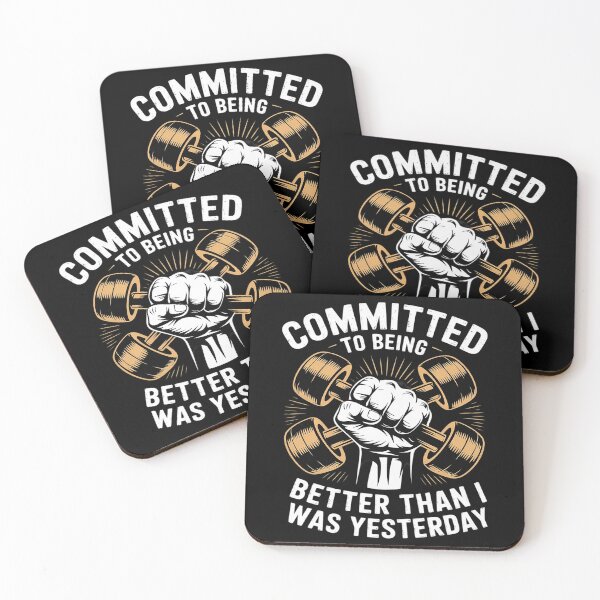 Item preview, Gym Committed To Better Than Yesterday Workout Men Women  designed and sold by CombatTask.