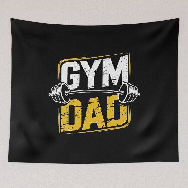 Item preview, Gym Dad Fitness Workout Weightlifting Training Father Daddy  designed and sold by PowAcademy.