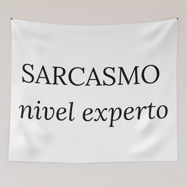 Item preview, Sarcasmo Nivel Experto Spanish Quote Typography | Funny & Sarcastic Design designed and sold by photo-travel.