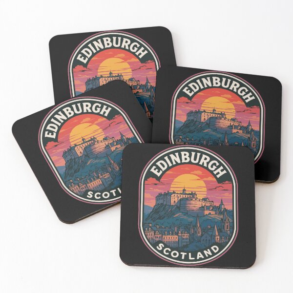 Item preview, Edinburgh Scotland Retro Travel designed and sold by TomFrontierArt.