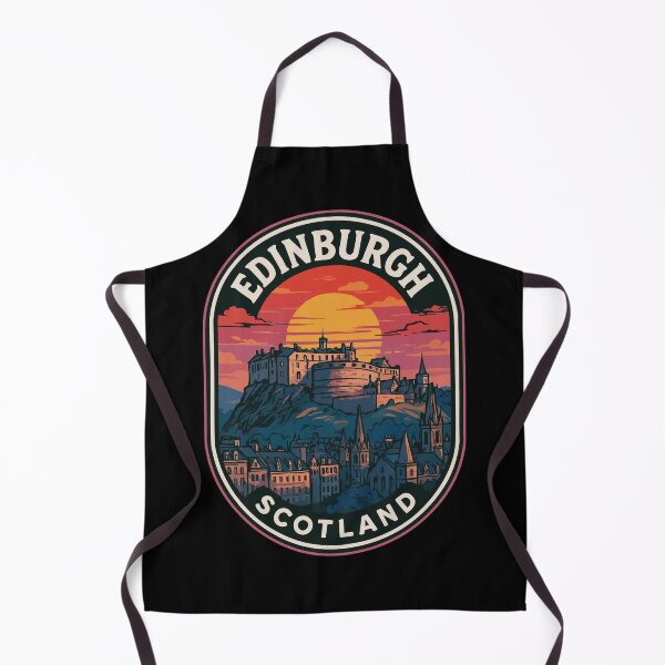 Item preview, Edinburgh Scotland Retro Travel designed and sold by TomFrontierArt.
