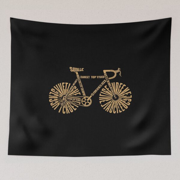 Item preview, Bicycle Anatomy Biker MTB Parts Mountain Bike Lover  designed and sold by MythWoot.